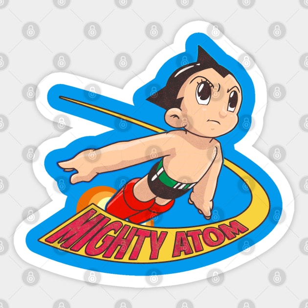 Mighty Atom (鉄腕アトム) Sticker by Doc Multiverse Designs